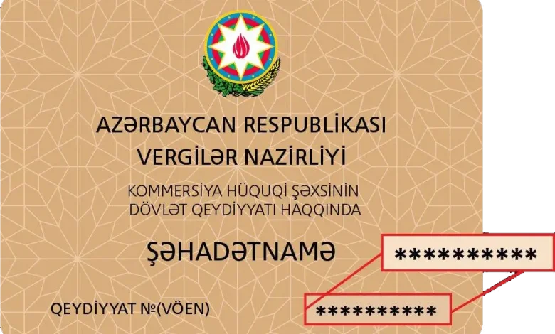 VÖEN açmaq və bağlamaq qaydası